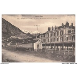 AQXP1-0025-05 - BRIANCON - La gare - Au fond le chaberton