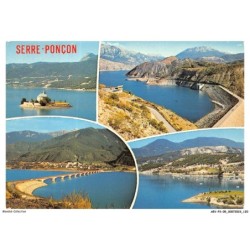 AEVP3-0249-05 - LAC DE SERRE-PONCON - Chapelle saint-michel de prunieres - Barrage - Pont de savines