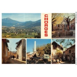 AEVP3-0240-05 - CHORGES - Vue générale - Fontaines et vieilles rues