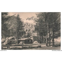 ATDP8-0660-05 - Collection haute montagne de L-francou - BRIANCON - Le refuge cézanne et le glacier blanc