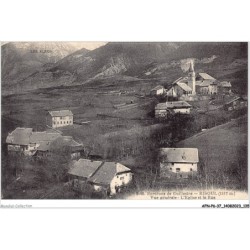 AFNP6-0577-37 - ENVIRONS DE GUILLESTRE - RISOUL - Vue générale - L'église et la rua