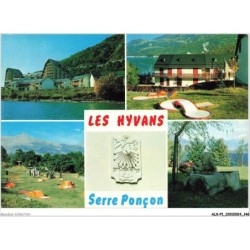 ALXP1-0074-05 - CHORGES - Les hyvans - Serre poncon - Vue générale - Le grand morgon - Le golf - Divers aspects