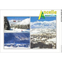 AKJP1-0066-05 - ANCELLE - Vue générale de la station - Le télésiège