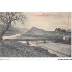 AJIP4-05-0352 - TALLARD - Le château - La durance et le roc
