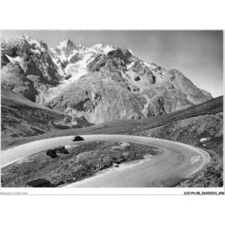 AJIP4-05-0386 - COL DU LAUTARET - Htes-alpes - La route du col - Le massif de la meije et le glacier de l'homme