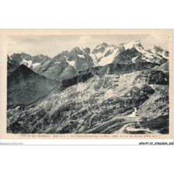 AFNP7-0597-37 - LE GALIBIER - Le chalet-restaurant - La meije et les ecrins