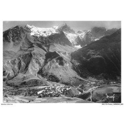 AOCP3-0185-05 - LA ROUTE DU LAUTARET - Vue générale de la grave et la meije