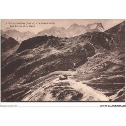 AFNP7-0675-37 - COL DU GALIBIER - Le chalet-hôtel - Les ecrins et la meije