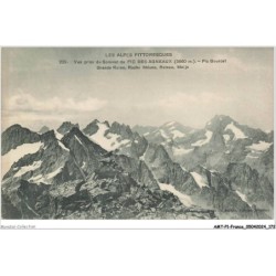 AMTP1-0087-05 - Les alpes pittoresques - Vue prise du sommet du PIC DES AGNEAUX - Pic bourcet - Grande ruine