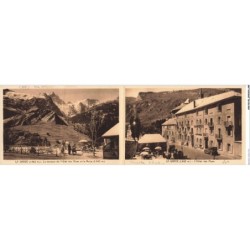 ANKP10-0838-05 - LA GRAVE - La terrasse de l'hotel des alpes et la meije - L'hotel des alpes