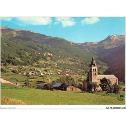 ALXP2-0121-05 - LES ORRES - Le mélézet - La station - Vue de l'église des orres