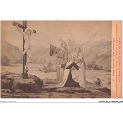 AFNP7-0609-37 - NOTRE-DAME DU LAUS - Soeur bénoite extasiée deavnt l'image du christ