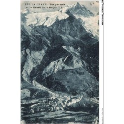 ANKP10-0796-05 - LA GRAVE - Vue générale et le massif de la meije