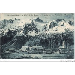 ANKP10-0798-05 - LA GRAVE - La chaine de la meije vue des terrasses