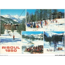 ALXP1-0079-05 - RISOUL - neige et soleil sur la station