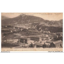 AWQP1-0027-05 - BRIANCON - Les casernes de sainte-catherine et vue générale de briançon et de ses forts