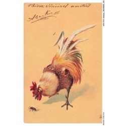 AYNP10-0921-OISEAU - Coq et insecte