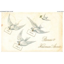 AXEP13-0997-ANIMAUX - Bonne et heureuse année - Colombe