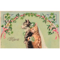 MIKII-043 CHATS HUMANISE MARIAGE COUPLE MARIE PAR ILLUSTRATEUR GAUFREE