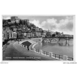 AZRP1-0013-ITALIE - VERONA - PONTE ROMANO - CHIESA S STEFANO