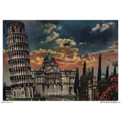 AZRP2-0126-ITALIE - PISA - La Tour penchee et l'abside du Dome Sunset