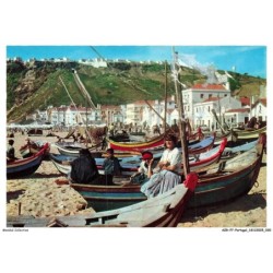 AZRP7-0416-PORTUGAL - NAZARE - Preparatifs pour la peche