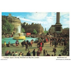 AZRP8-0496-ROYAUME-UNI - Trafalgar Square Showing Whitehall and Big Ben - LONDON