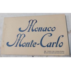 MIKIKP6-099 MONACO MONTE CARLO CARNET COMPLET 20 VUES