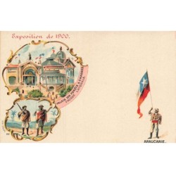 MIKIKP7-003 CHILI EXPOSITION DE 1900 ARAUCANIE PENTAGONIE
