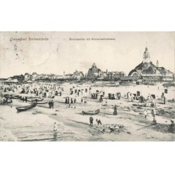 MIKIL-072 POLOGNE OSTEEBAD SWINEMUNDE STRANDPARTIE MIT KONVERSATIONSHAUS