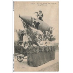 AYZP2-0199-16 - JARNAC - Char de la torpille de la cavalcade du 14 juillet 1906