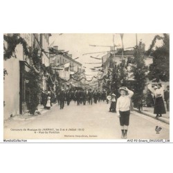 AYZP2-0200-16 - Concours de musique de JARNAC - Les 3 et 4 juillet 1910 - Rue du portillon