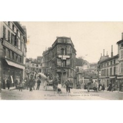 16 ANGOULEME AI-DC101 RAMPE D AGUESSAU ET DE LA CORDERIE A L EPERON ATTELAGES CHARIOTS CHEVAUX