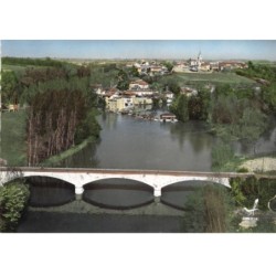 16 CHATEAUNEUF SUR CHARENTE AJ-MK313 LE PONT SUR LA CHARENTE ET VUE PANORAMIQUE AERIENNE