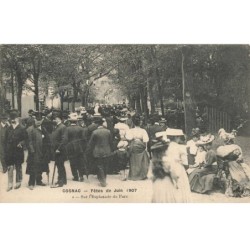 16 COGNAC AH-AL00136 FETES DE JUIN 1907 SUR L ESPLANADE DU PARC