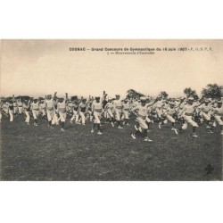 16 COGNAC AH-AL00122 GRAND CONCOURS DE GYMNASTIQUE DU 16 JUIN 1907
