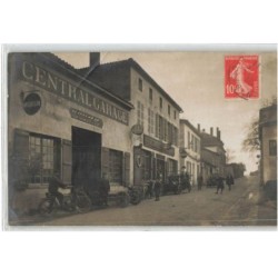 16 CONFOLENS -FG59123 LE CENTRAL GARAGE MOTO MOTOCYCLETTE TACOT AUTO CARTE PHOTO CARTE PHOTO