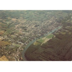 16 JARNAC AA-DC461 VUE AERIENNE DE LA VILLE ET DE SA RIVIERE