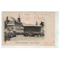 15 CONDAT EN FENIERS -16485 PLACE DE LA HALLE TROUPEAU DE BOEUFS