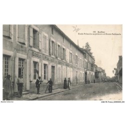 AXMP8-0652-16 - RUFFEC - Ecole primaire supérieure et route nationale
