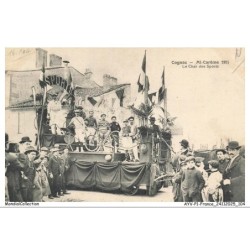 AYVP1-0053-16 - COGNAC - Mi-careme 1911 - Le char des sports