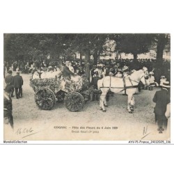 AYVP1-0069-16 - COGNAC - La fete des fleurs du 6 juin 1909 - Break fleuri