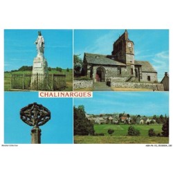 ASNP6-0412-15 - CHALINARGUES - La vierge de la paix - L'église - La croix de mons - Vue générale