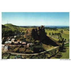 APVP7-0508-63 - En parcourant l'auvergne - Vu du ciel - APCHON - Le château - Ancienne baronnie de la haute auvergne