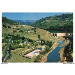 ASNP6-0394-15 - CHAUDES-AIGUES - Vue aérienne - Les gorges de la truyères - Le barrage de lanau