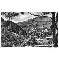 APJP13-0947-15 - CHAUDES-AIGUES - station thermale - eaux a 82 dégré - vue générale - parc du essi - église saint-blaise
