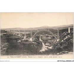 AMTP4-0395-15 - viaduc de GARABIT - cantal - hauteur 125 m - longueur 565 m - arche centrale 165 m
