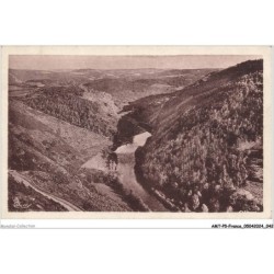 AMTP5-0450-15 - CAUDESAIGUES - cantal - côte de laneau et les gorges de la truyère au moulin du tour