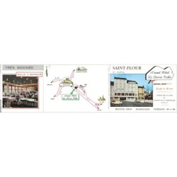 AVEP11-0933-15 - SAINT-FLOUR - hotel map - salle a manger - la réception - le bar