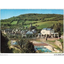 ALYP6-0502-15 - CHAUDES-AIGUES - station thermale - vue générale de la piscine